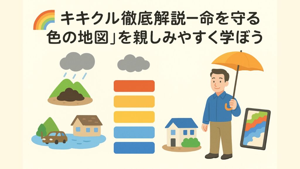  🌈🌈 キキクル徹底解説 — 命を守る「色の地図」を親しみやすく学ぼう🌈 > 